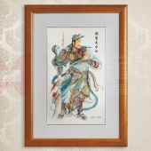 武圣關(guān)帝浮雕純銀銀畫批發(fā)個性定制零售定做銀畫